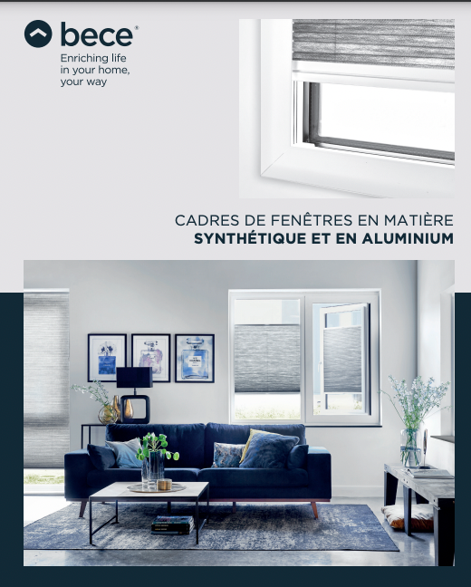 Cadres de fenêtres en matière synthétique et en aluminium