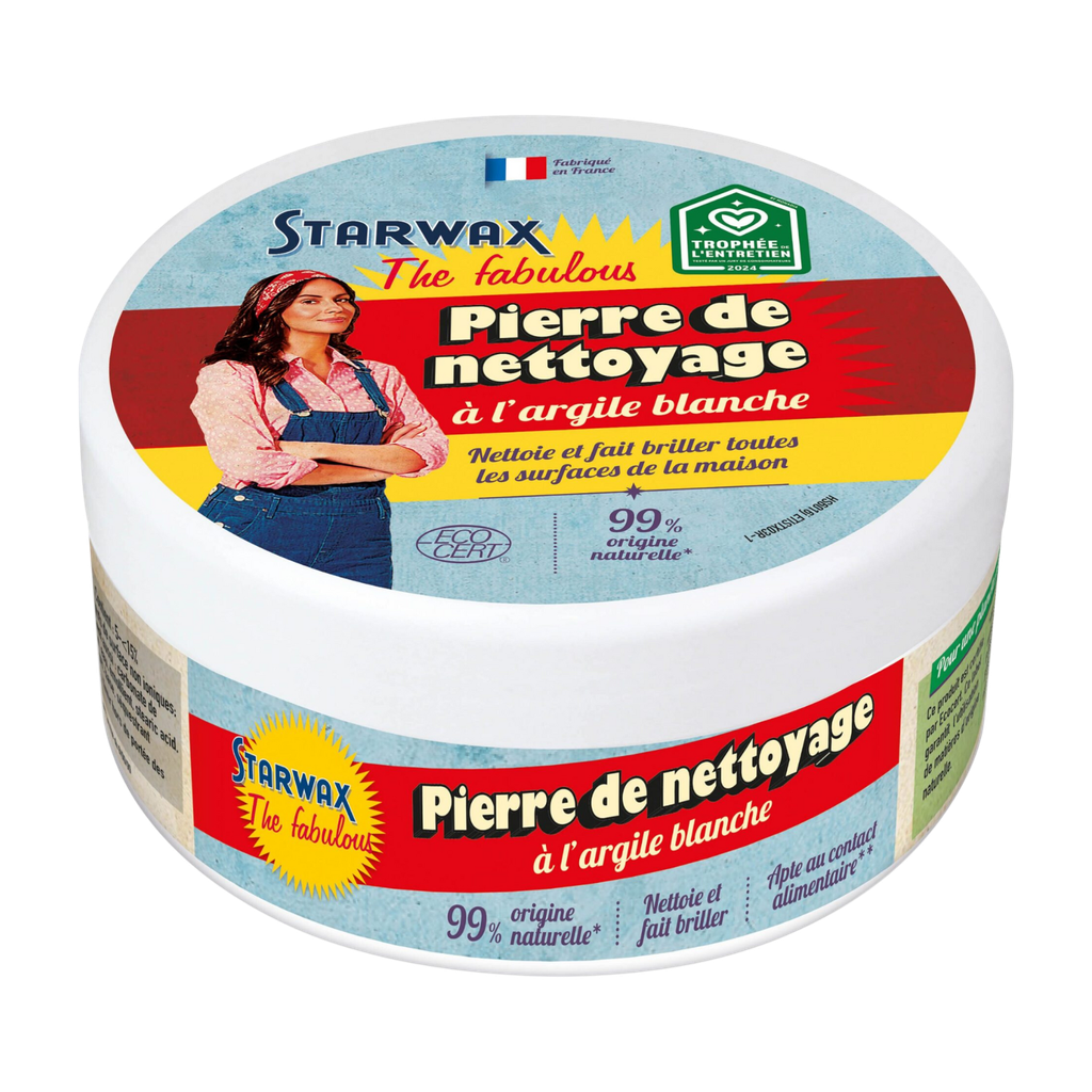 |40600| PIERRE DE NETTOYAGE STARWAX VERT - 375 G