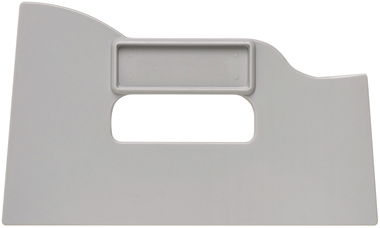 |93105| MAROUFLEUR PLASTIQUE ABS GRIS CLAIR