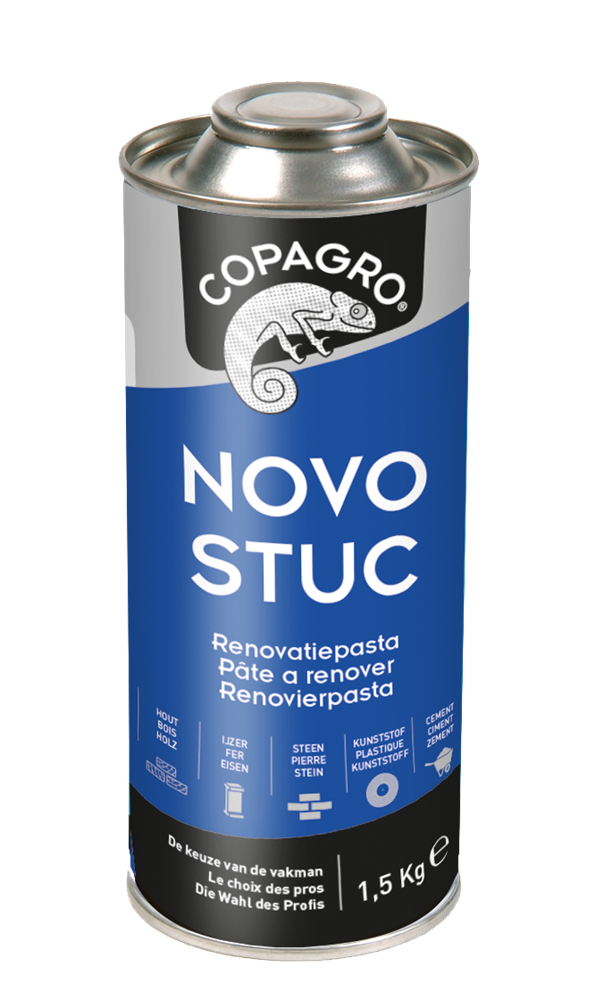 |NSTB| COPAGRO NOVOSTUC BRUN PATE + DURCISSEUR 830ML