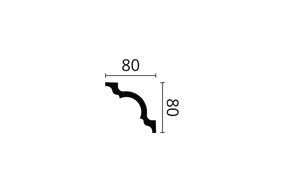 |A1| NMC NOMASTYL PLUS SIERLIJST A1 80X80MM 2M