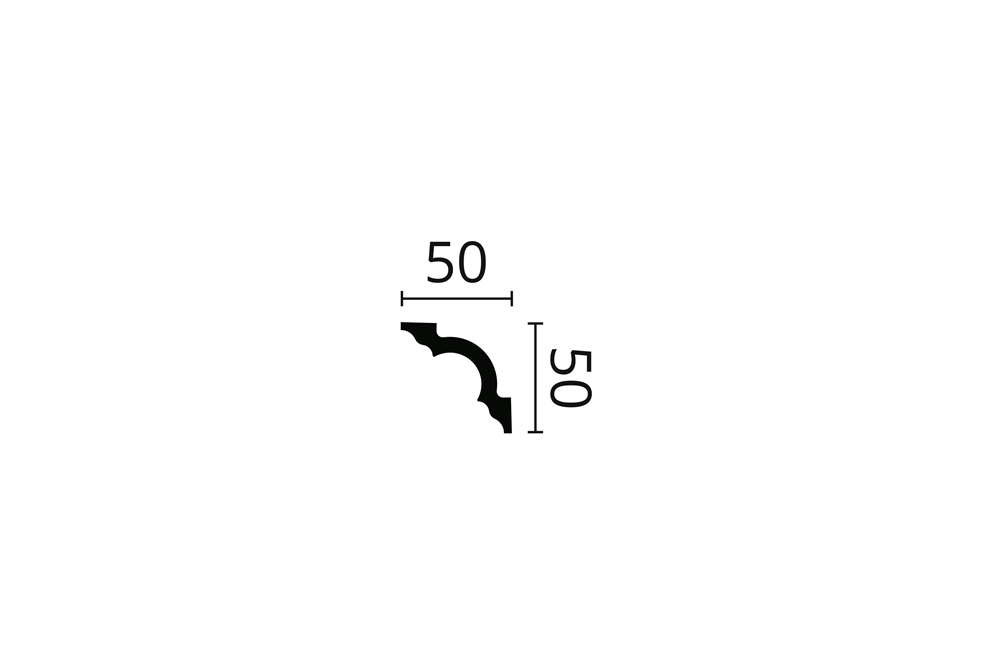 NMC NOMASTYL PLUS MOULURES A2 50X50MM 2M