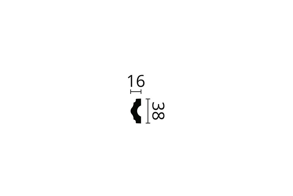 |I| NMC NOMASTYL PLUS CIMAISE I 40X15MM 2M