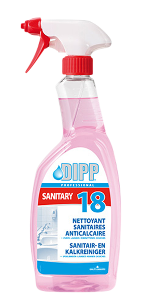 |1897| DIPP 18 NETTOYANT SANITAIRES ANTICALCAIRE SPRAY 75