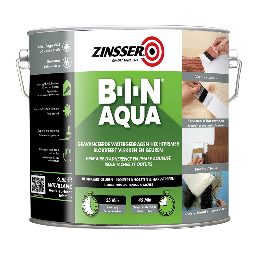 ZINSSER BIN AQUA - 1L