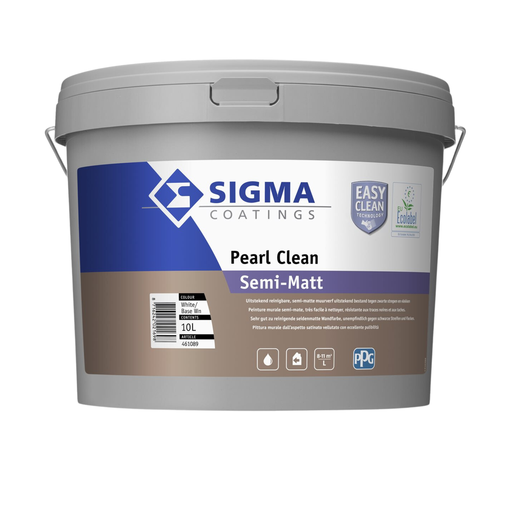 [461089] SIGMAPEARL CLEAN SEMI-MATT BLANC/BASE WN - 10L