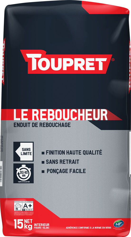 TOUPRET LE REBOUCHEUR CACHET ROUGE 15KG