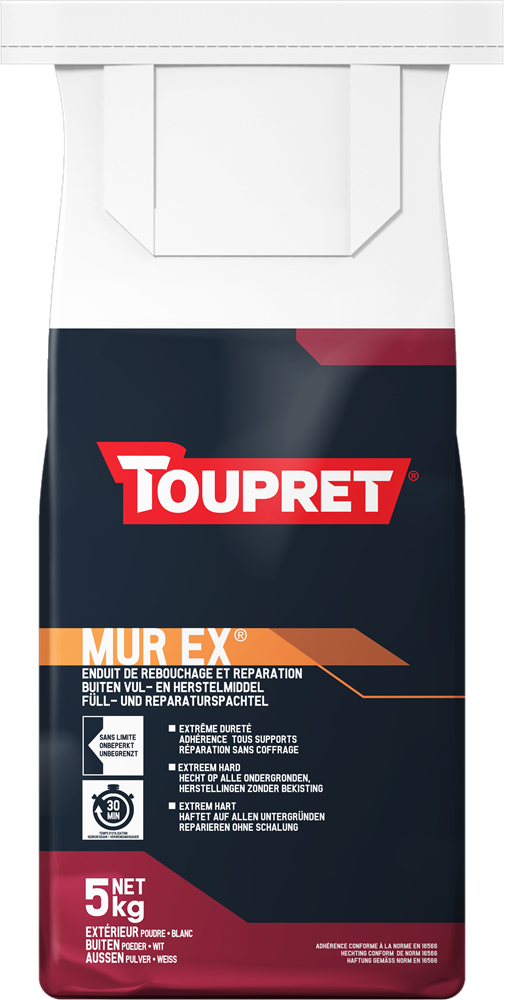 |MUX05D| TOUPRET MUREX ENDUIT DE REPARATION POUDRE 5KG (SAC)