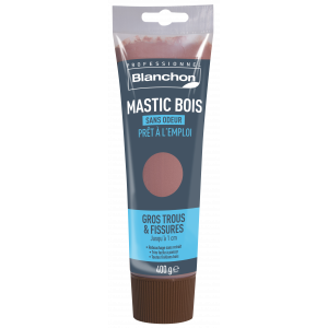 |07100214| MASTIC BOIS TUBE PRET A L'EMPLOI - BOIS BLANC- 400G