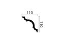 |A| NMC NOMASTYL PLUS MOULURES A 110X110MM 2M