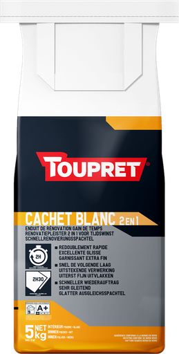 [CABLAM05] TOUPRET CACHET BLANC 2 EN 1 -  5KG