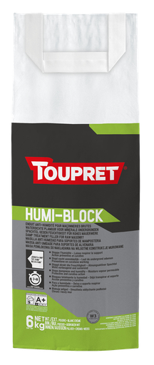 [HUMIB06] |HUMIB06| TOUPRET HUMI-BLOCK ENDUIT EN POUDRE 6KG