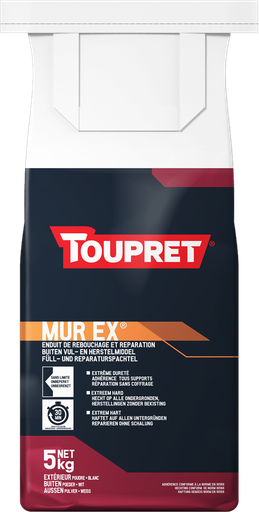 [MUX05D] |MUX05D| TOUPRET MUREX ENDUIT DE REPARATION POUDRE 5KG (SAC)