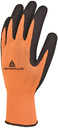 |VV733OR10| VENITEX GANTS TRICOT APOLLON NOIR/ORANGE 10